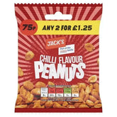 Jack's Chilli Flavour Peanuts 55g (Case of 24)  Adomoo